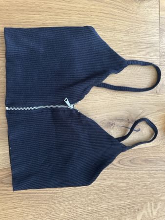 Zara Bauchfreies Top, Gr.S
