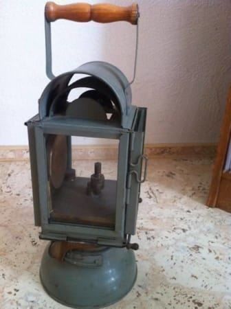 Lampade: alte Bähnlerlampe, Karbitlampe – Usato da Einsiedeln venduto da Brocki59 1