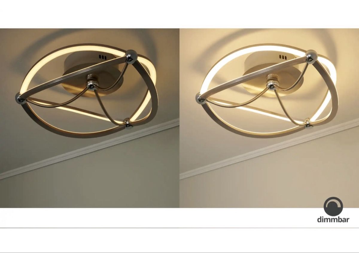 Lampadari & plafoniere: Deckenleuchte Metall LED dimmbar 41cm Durchmesser 3000K  – Usato da Teufen AR venduto da arz_yjz9 2