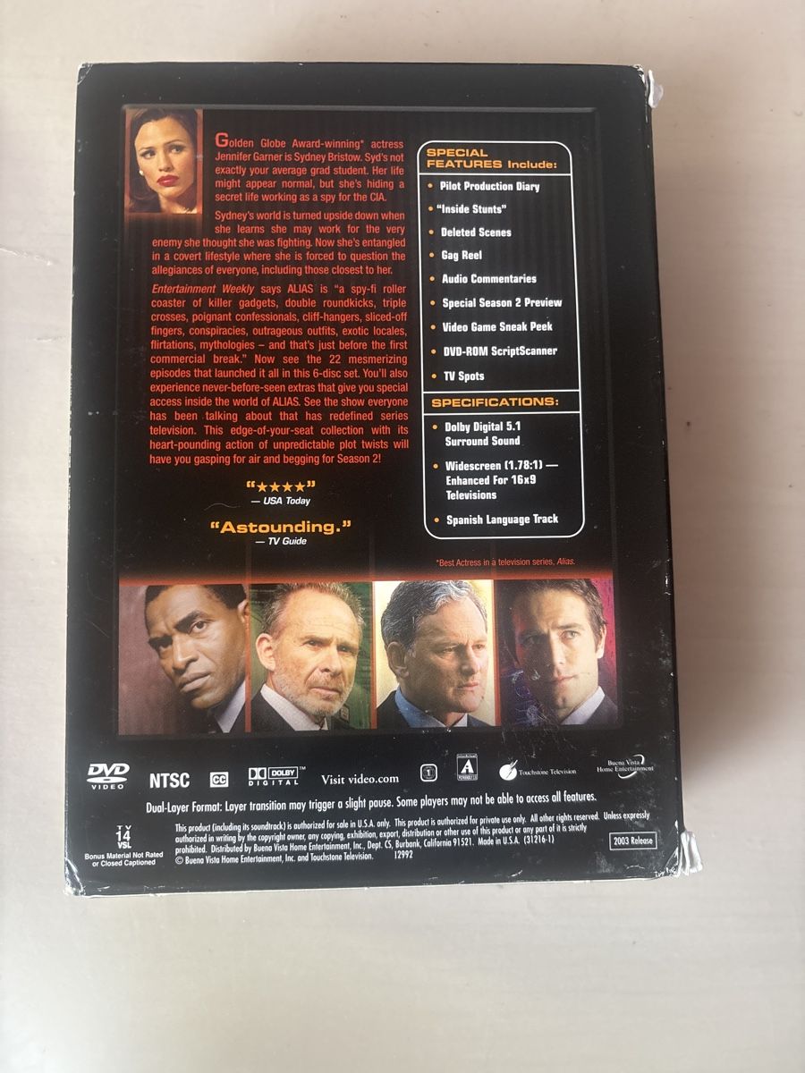Tutti i DVDs: DVD Box Alias The Complete First Season Neu – Nuovo (secondo la descrizione) da Ruswil venduto da Slivio_ 1