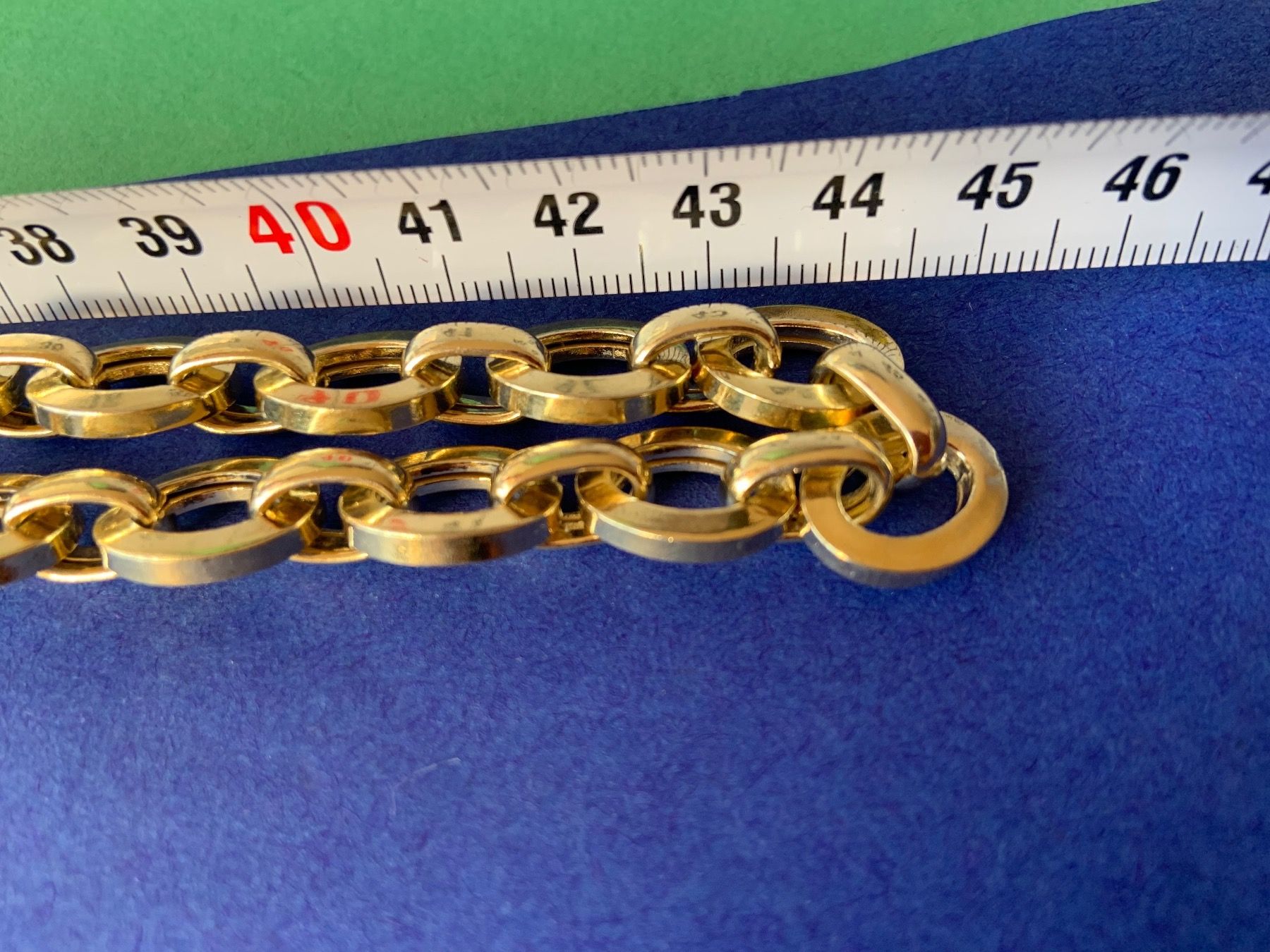 Catenine: Silberkette Ankerkette kantig – Usato da Laufen venduto da Bellebellezza 2