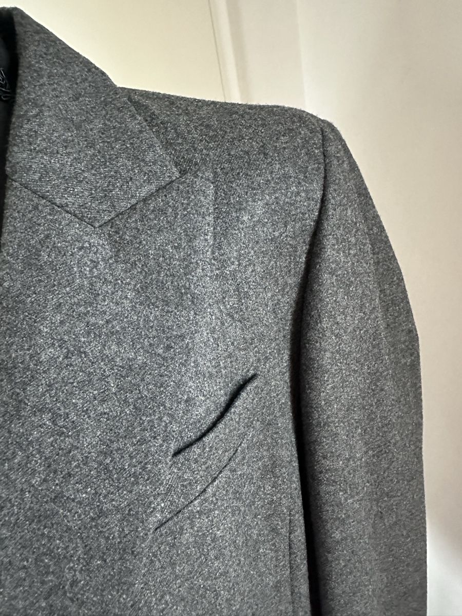 Brunello Cucinelli Giacche: Brunello Cucinelli grey flannel blazer - IT44 - never worn – Nuovo (secondo la descrizione) da Langnau am Albis venduto da bar_ml6k 1