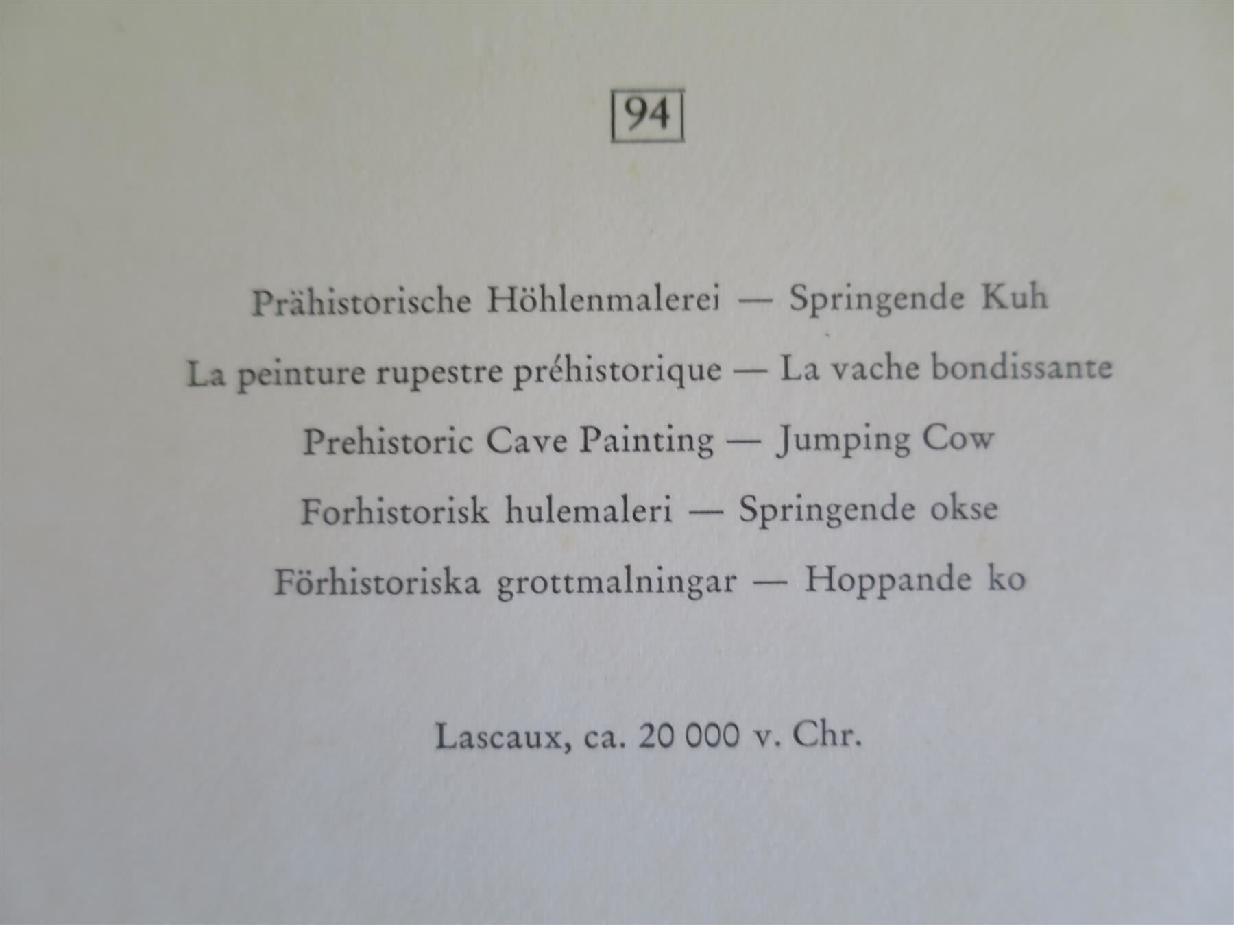 Foto & Immagini: Prähistorische Höhlenmalerei; Kunstdruck – Usato da basel venduto da setomse 1