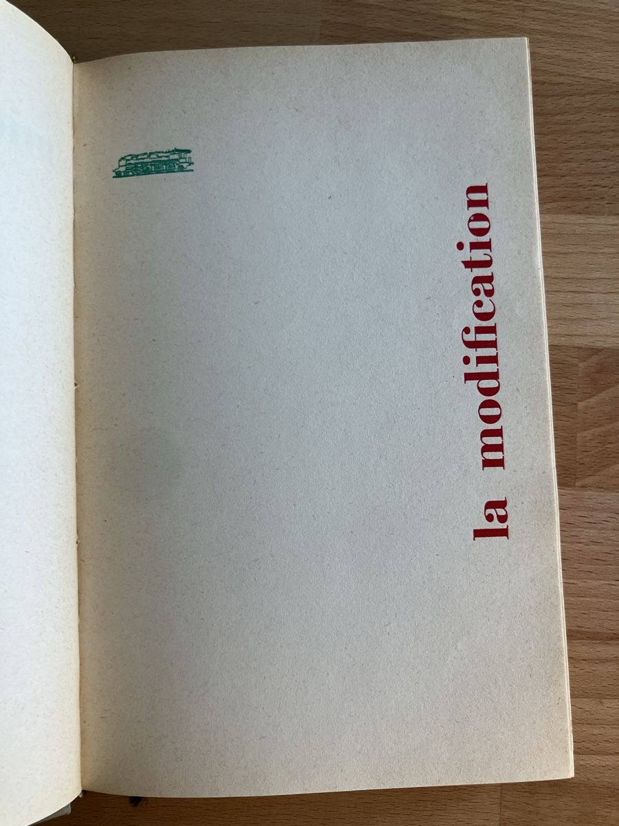 Libri: M. BUTOR - La Modification – Usato da Lausanne venduto da Willandco 5