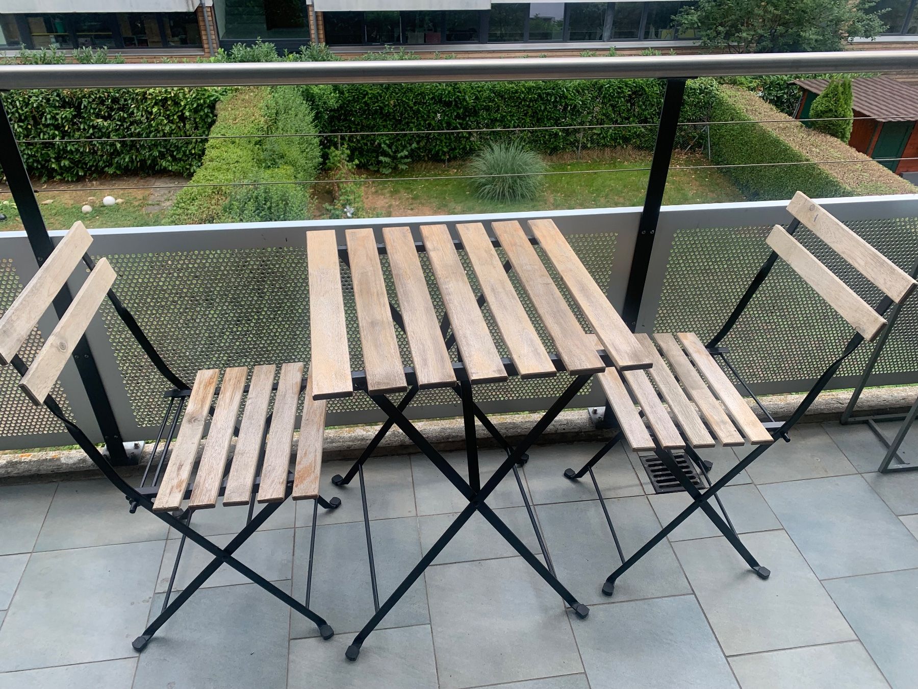 Ikea Set di tavolo e panche: Törns-Balkon Tisch mit 2Stühle – Usato da Biel/Bienne venduto da maza06