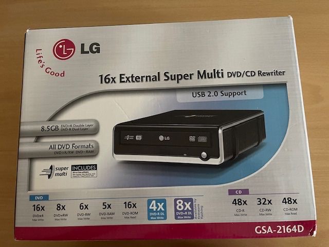 LG PC: LG 16x External Super Multi DVD/CD Rewriter – Usato da Aesch ZH venduto da niro007