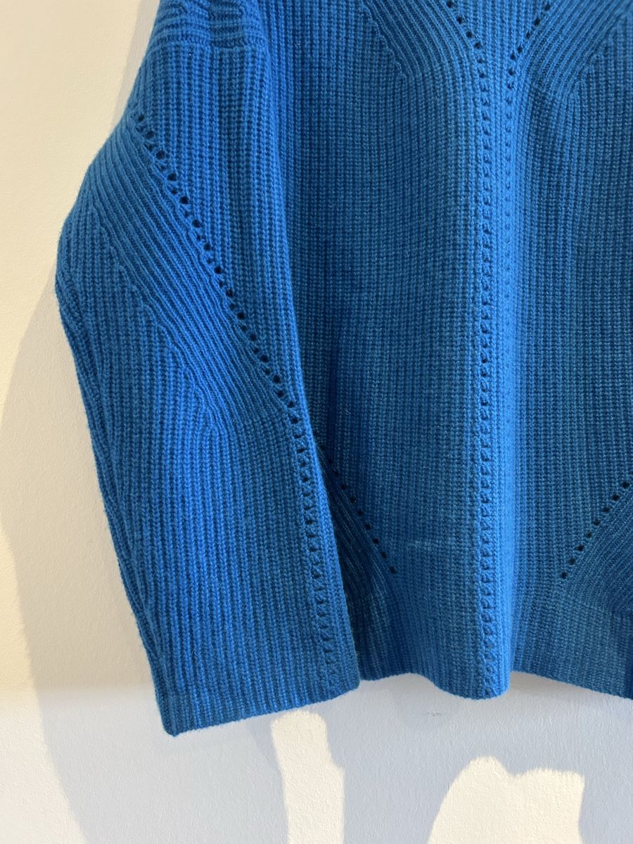 Maje Maglioni & Felpe: Maje Kaschmirpullover in Blau – Usato da Aeugst am Albis venduto da schatzkistee 1