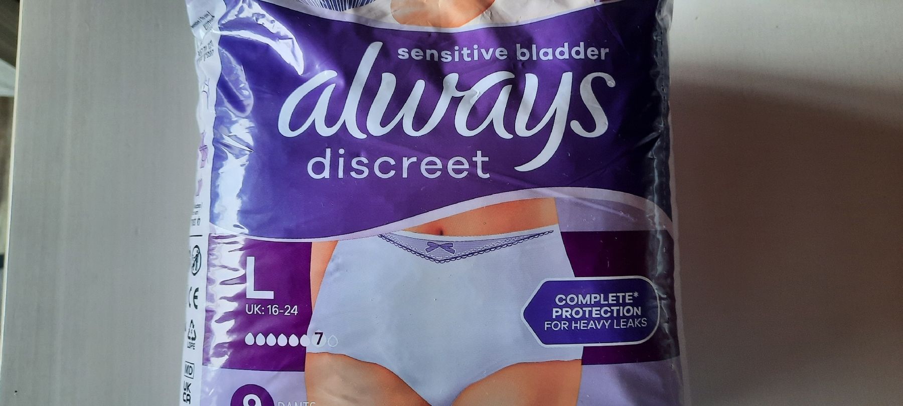 Prodotti di pulizia: Always diskret sensitiv bladder Pants – Nuovo e nell'imballaggio originale da Schongau venduto da Pia1181 1