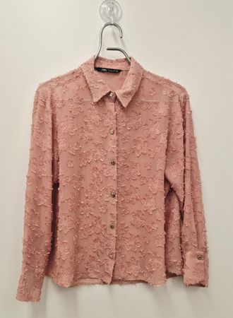 Zara ■ Size L ■ Pink floral blouse ■ Like new