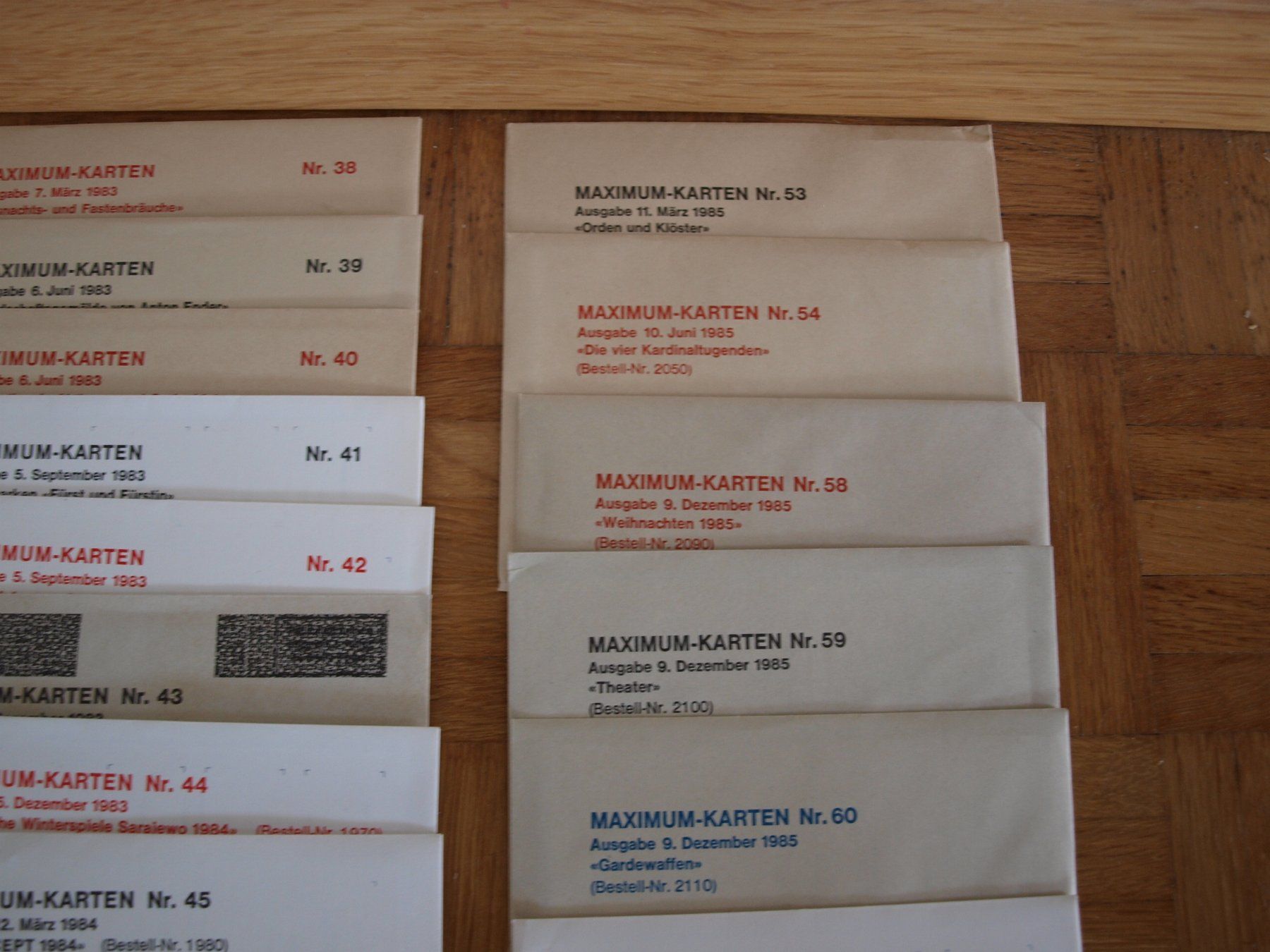Alle Briefmarken: MAXIMUM-KARTEN Lichtenstein    siehe Bilder – Gebraucht aus Aarau von Marcele0 5