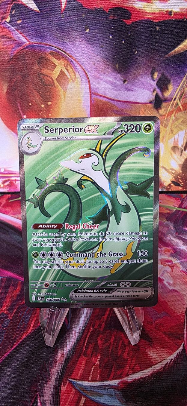 Pokémon Carte collezionabili: Serperior ex 156/086 Black Bolt BLK – Nuovo (secondo la descrizione) da Frutigen venduto da Sinnohan_Zorua
