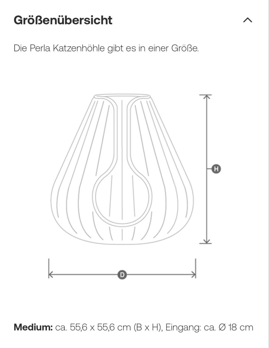 Cucce & Letti: Katzenhöhle Perla MiaCara – Nuovo (secondo la descrizione) da Meisterschwanden venduto da jil_8rtq 3