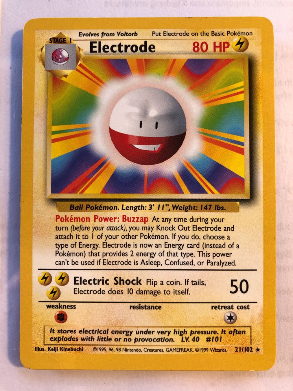 Carte collezionabili: Electrode (rare) Base set - PL - ab 1.- – Usato da Giubiasco venduto da dan_pr8b