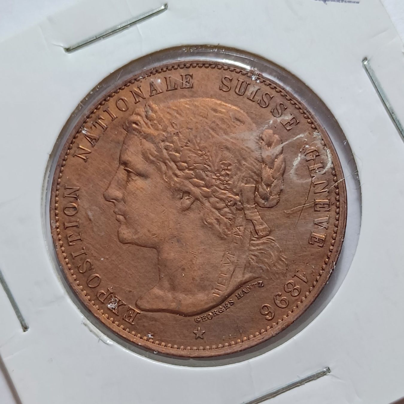 Medaglie: Medaille Bronze 1896 Genf unz – Usato da Pfäffikon ZH venduto da Welt_Muenzen