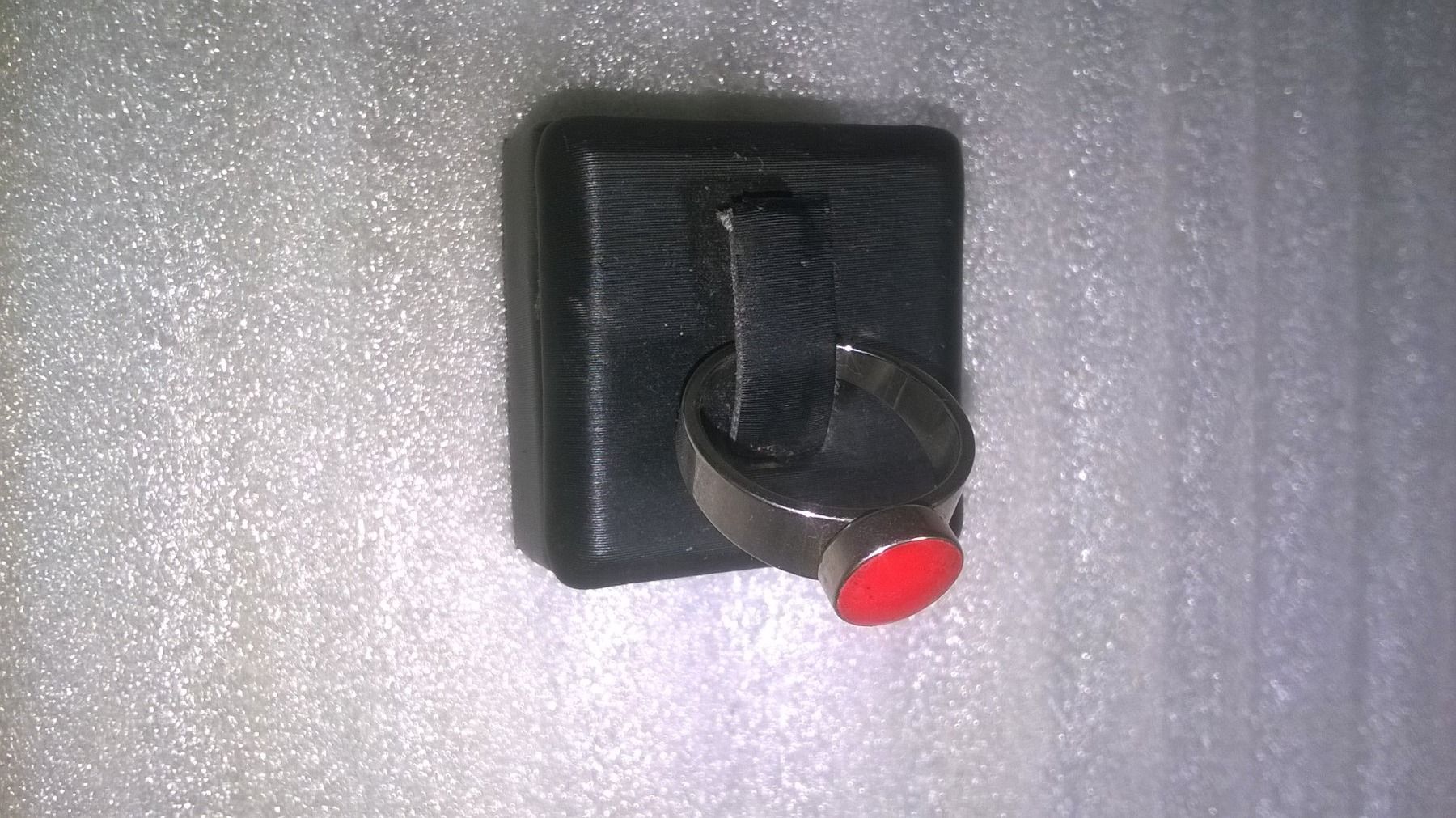 Bagues: ring edelsthal,,mit rot stein,,,glanzig – Neuf (Voir description) à Basel par bijoutrie_4
