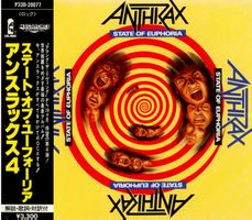 Anthrax State Of Euphoria CD JAPAN 1988 1ST PRESS