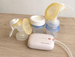Philips Avent Milchpumpe + Handpumpe, 30 Fr.