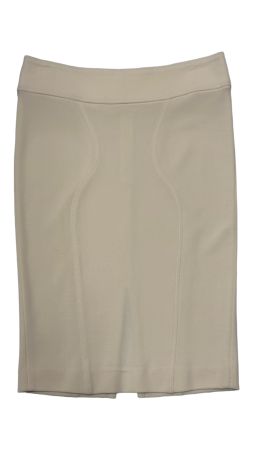 Laltramoda Bleistiftrock creme beige 34 Rock Viskose