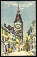 Bremgarten /AG, Marktgasse mit Spitteltu