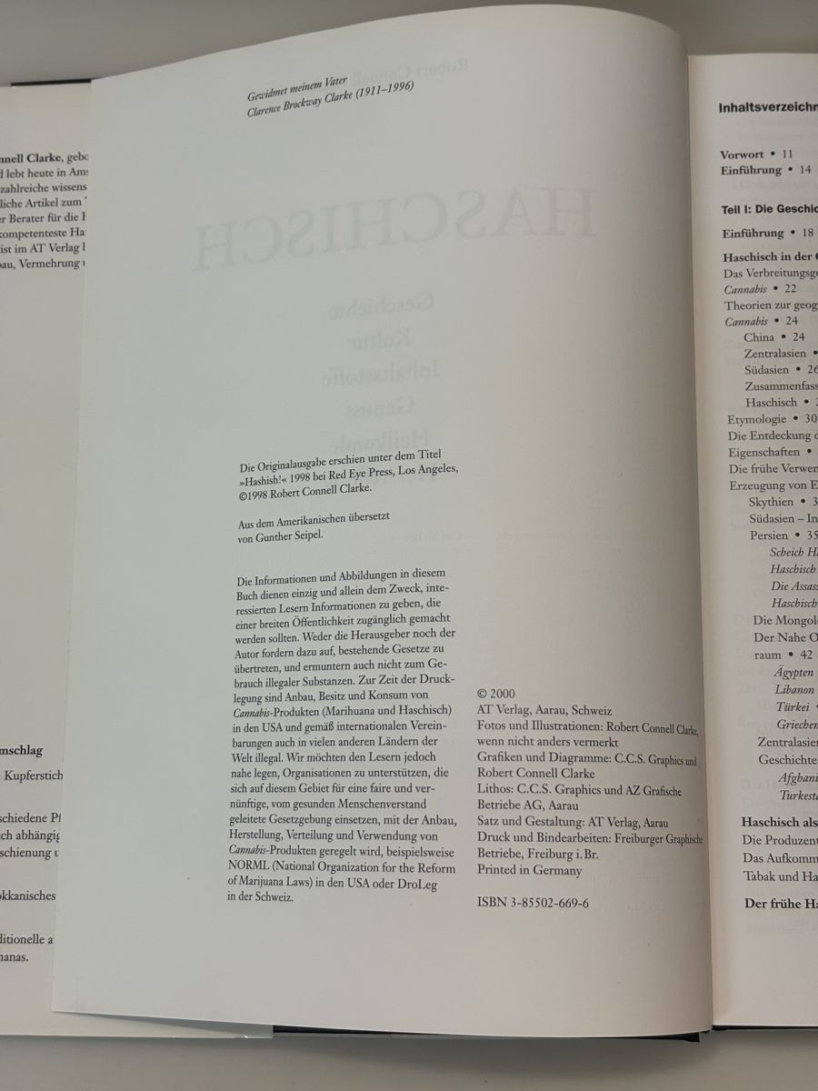 Libri: Robert Connell Clarke Haschisch wie NEU – Nuovo (secondo la descrizione) da Küssnacht am Rigi venduto da sie_5yqs 4