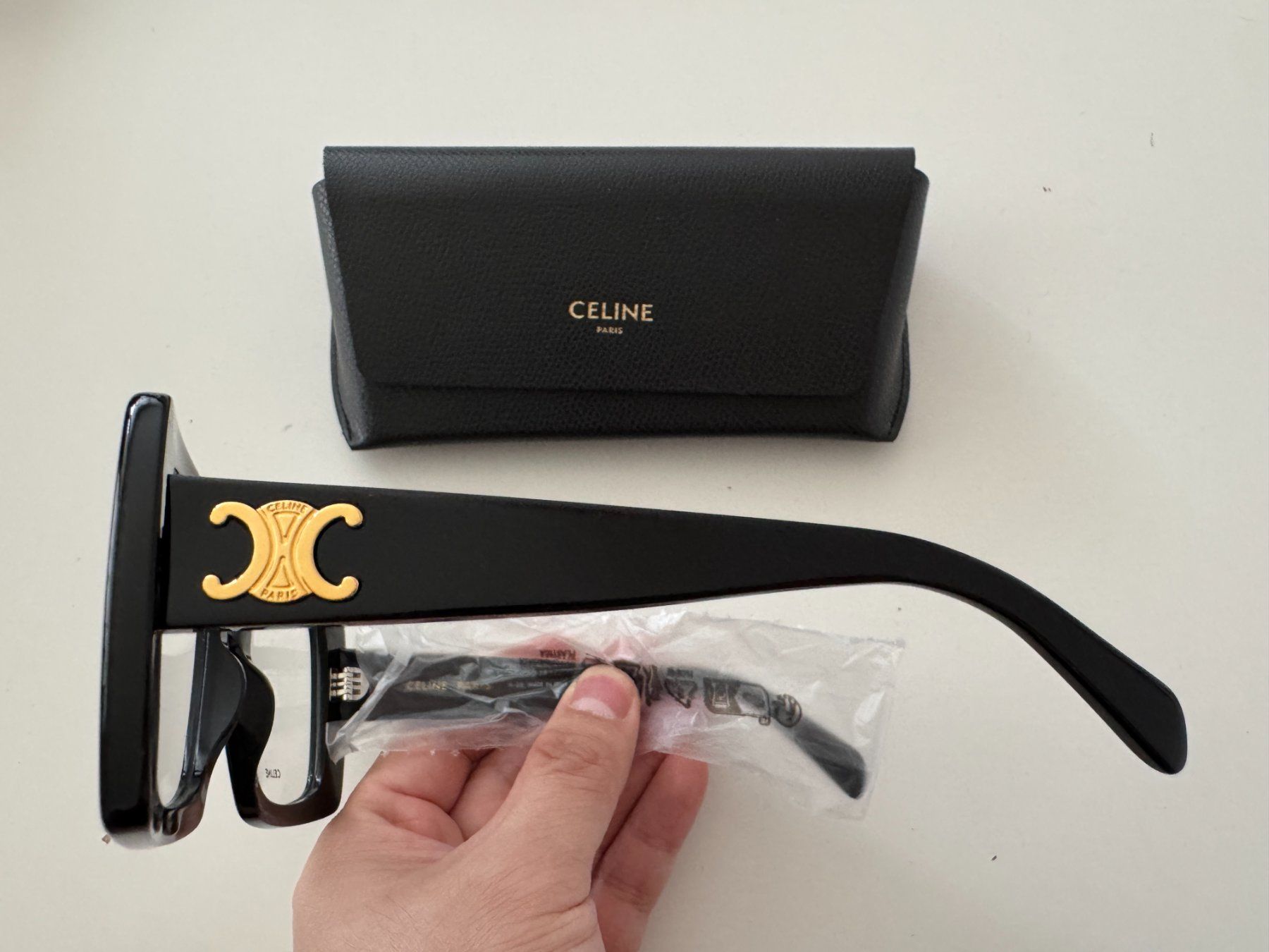 Occhiali & Lenti: Celine Eyewear Triomphe square glasses – Nuovo e nell'imballaggio originale da Gland venduto da billbiz 6