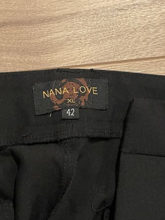 Stoffhose Nana Love schwarz Grösse 42