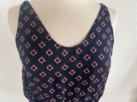 ZARA Damen Blusen Top in Gr. M, Blau