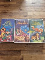 3× VHS Videokassetten von Walt Disney Classic