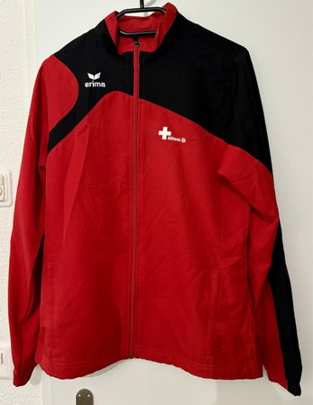 Erima Allianz Sportjacke rot/schwarz Gr. 38
