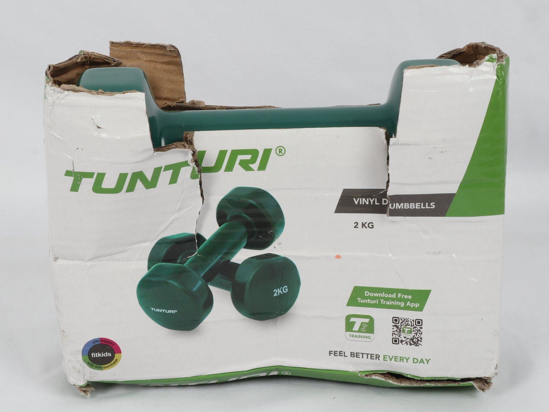 Tunturi Manubri & Pesi: TUNTURI Vinyl Hanteln 2kg – Nuovo (secondo la descrizione) da Steinen venduto da Restwert_Steinen 8