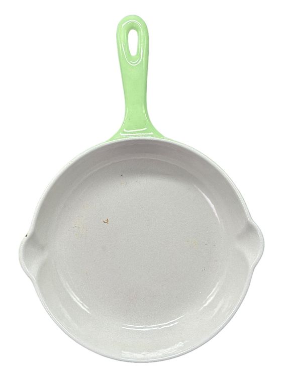 Lot De 6 Plats à Escargots Le Creuset En Fonte émaillée Blanc Vintage N1