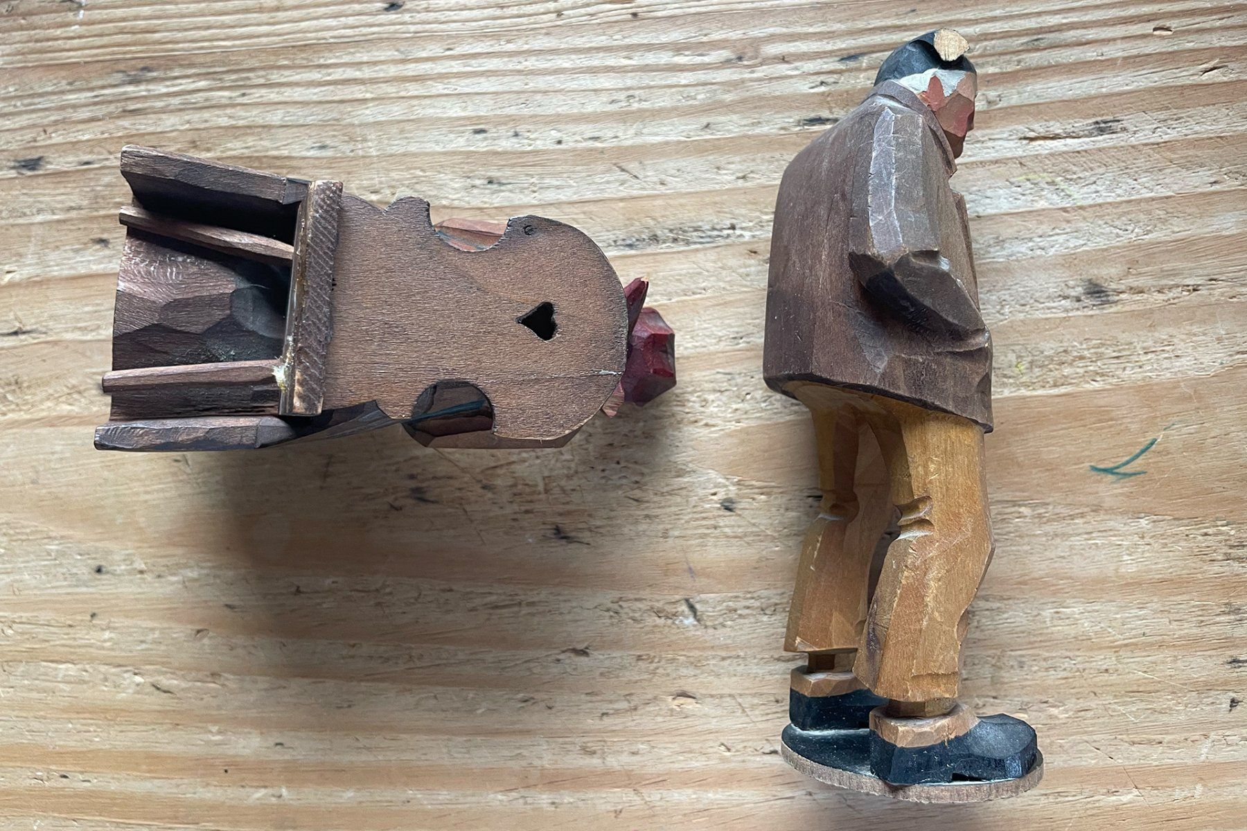 Statuette: Diverse Holzmännchen – Usato da Ennetbürgen venduto da JWBT 4