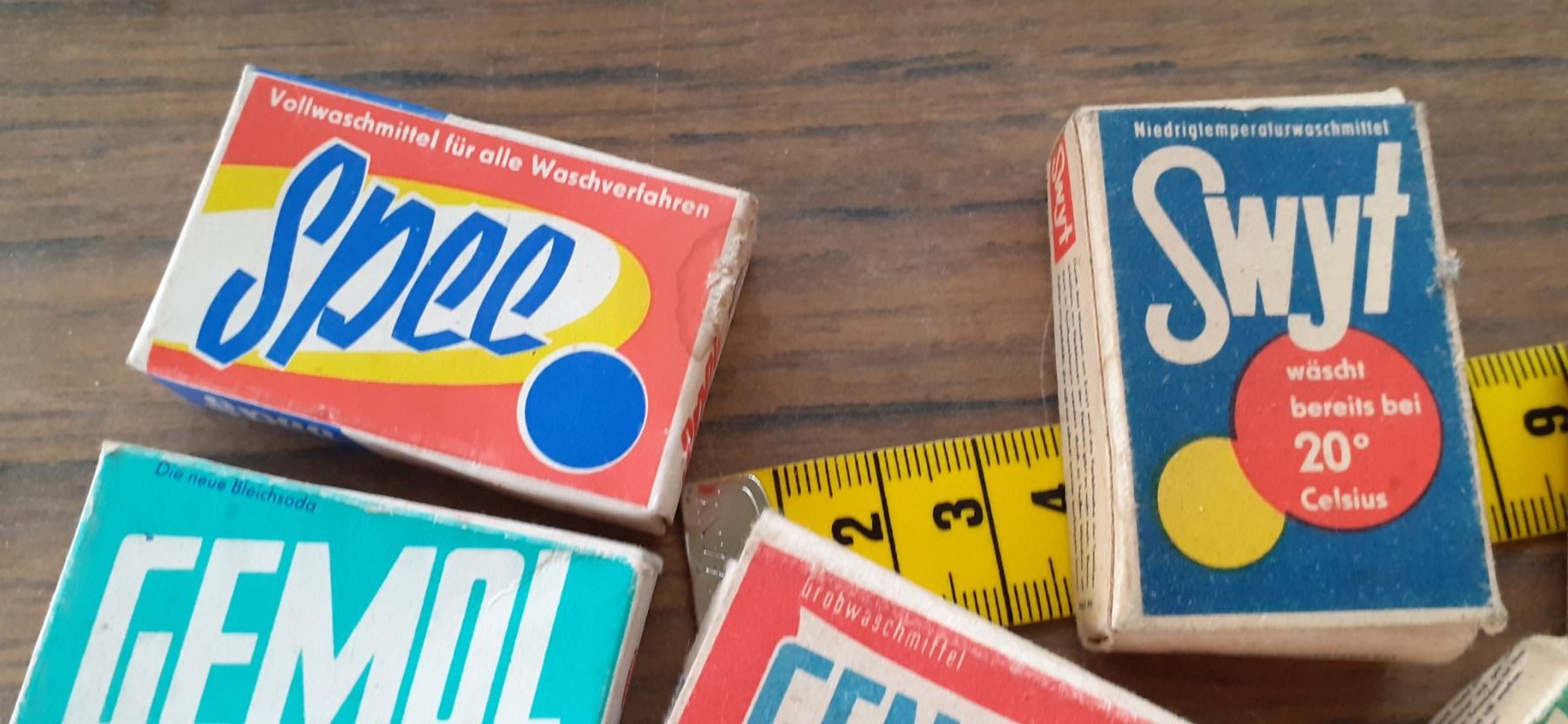Giocattoli: Kaufladen Verpackungen Wäscherei DDR – Usato da Mörschwil venduto da lindaswunderkiste 4