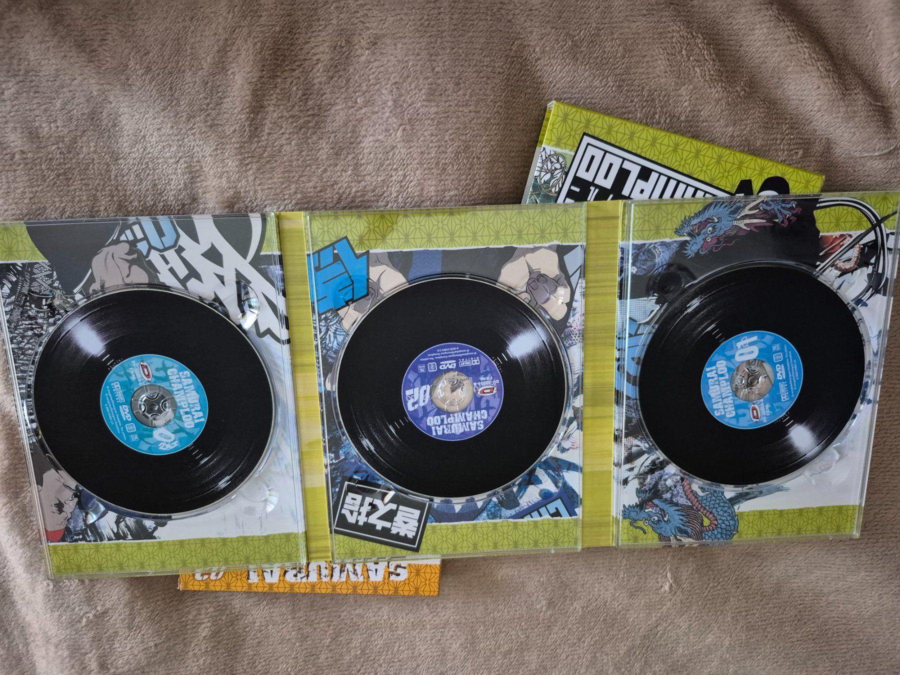 Tutti i DVDs: DVD Samurai Champloo coffrets 01 et 02 occasion – Usato da Lausanne venduto da Nerfert 2