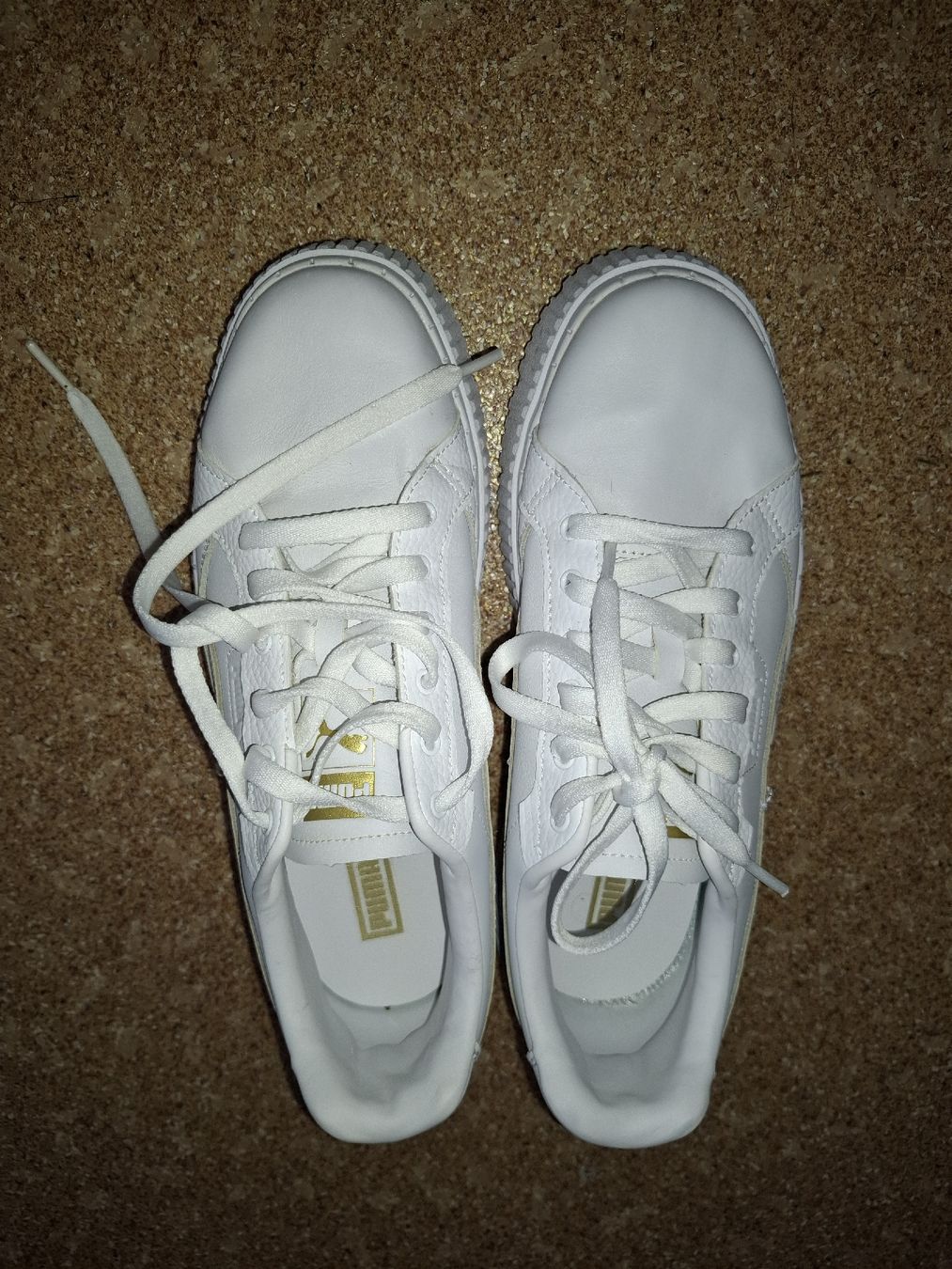 Puma Damenschuhe: Puma Dinara Leather Platform Blanc Taille 40 – Neu (gemäss Beschreibung) aus Le Locle von QUALI-PRIX 3