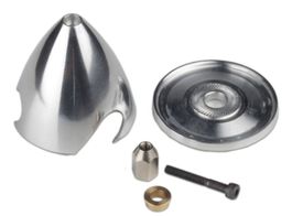 Alu Spinner 3-Blatt mit Alu-Rückplatte Ø 127mm