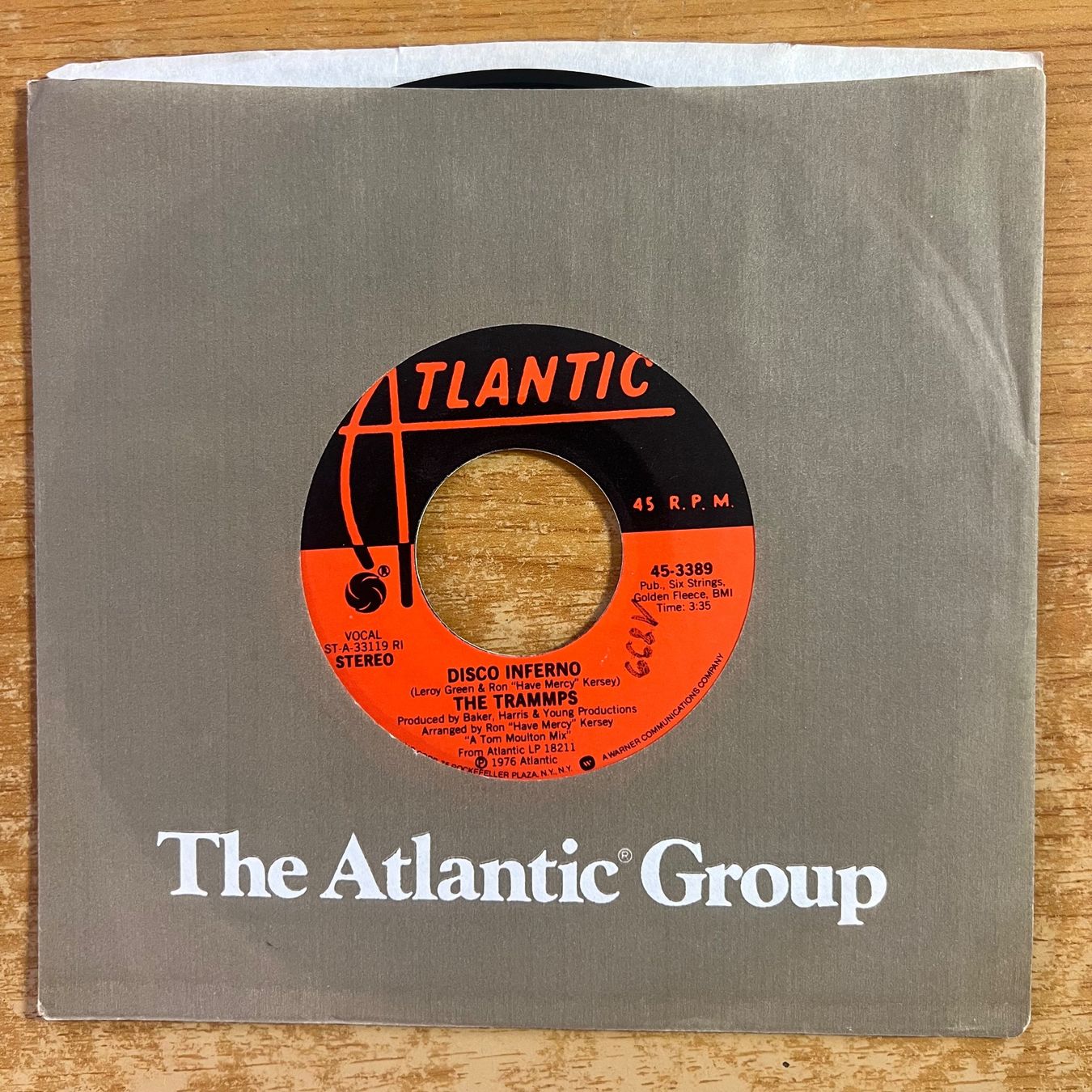 Vinyles: Trammps - Disco Inferno / 1. US-Press. 1977 - Very nice Copy – D'occasion à Gais par soundcave57