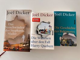 Buch Paket Joel Dicker, 3 Bücher