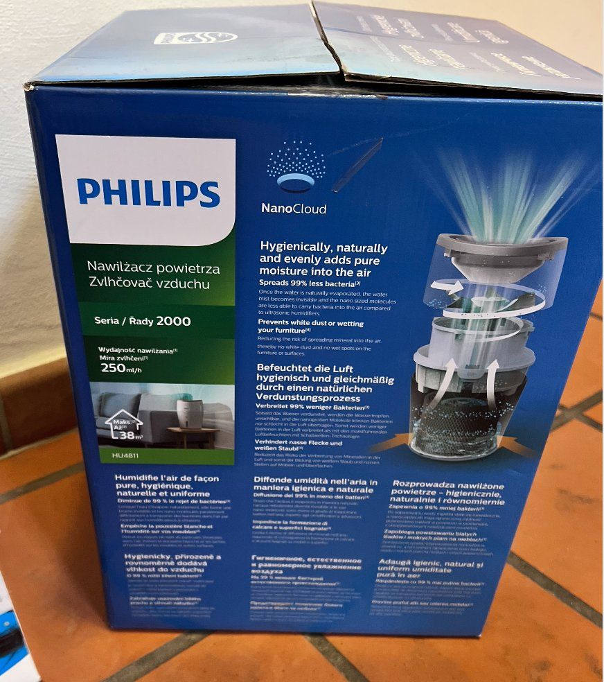 Philips Umidificatori d'aria: Raumbefeuchter / Luftbefeuchter Philips Serie 2000 – Usato da Wettingen venduto da Rizzuling 1