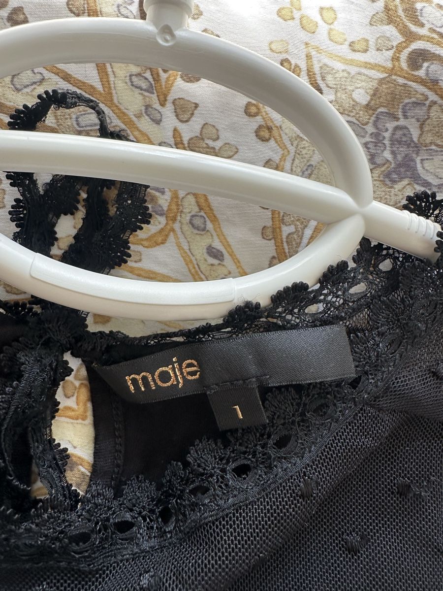 Maje T-shirt: Maje Black T-shirt Size 1 – Nuovo (secondo la descrizione) da Zürich venduto da juz_2t2j 4