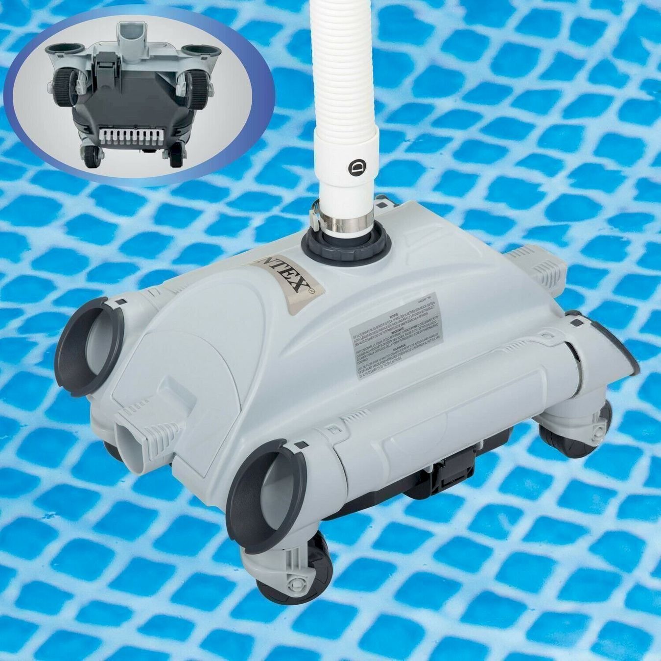 Dolphin Accessori per Piscine: Intex Pool Cleaner Bodenreiniger – Nuovo e nell'imballaggio originale da Bottighofen venduto da zaap 1