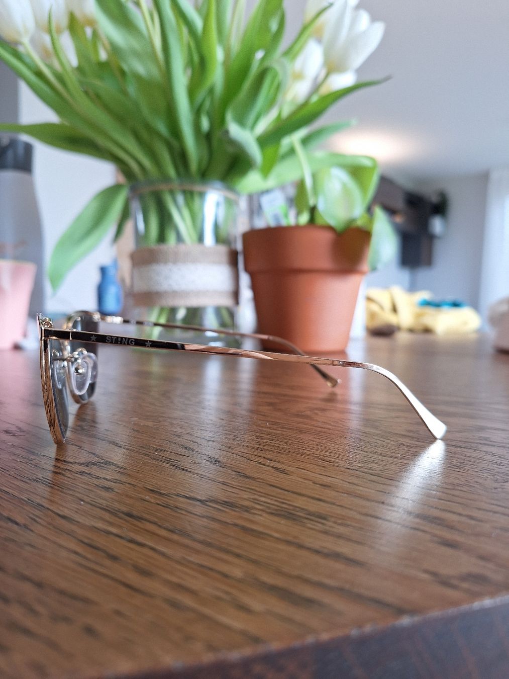 Occhiali & Lenti: goldene Sonnenbrille verspiegelt Sting – Usato da Pfäffikon ZH venduto da delila.bo 2