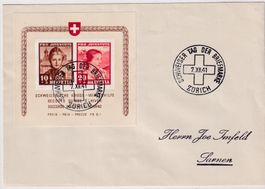 Block, J98/J99, Schweizer Tag der Briefmarke ZH, 7.XII.41,