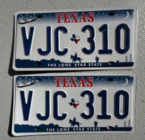 🇺🇸🇺🇸 USA Nummernschild #  TEXAS PAAR  # 🇺🇸🇺🇸