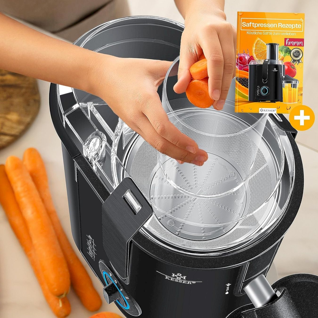 Appareils de cuisine: KESSER Entsafter Schwarz – Neuf avec emballage d'origine à Bottighofen par zaap 7