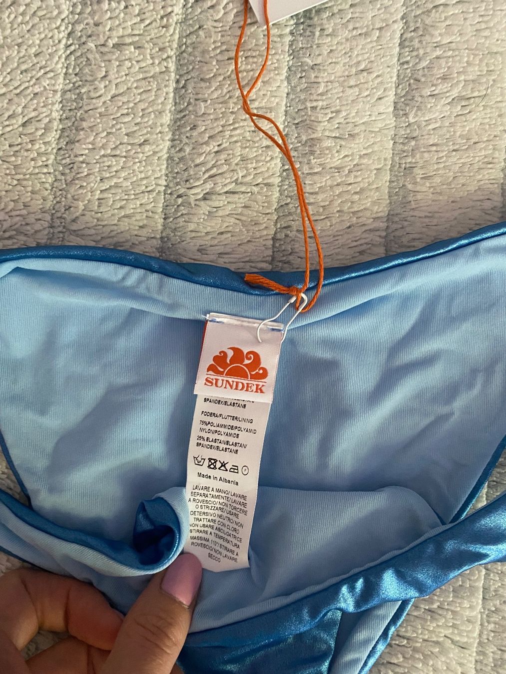 Badekleider & Bikinis: SUNDECK BIKINI metallic blue NEW – Gebraucht aus Grand-Lancy von catallegra1976 6