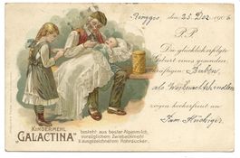 Werbung für Galactina - Kindermehl - Alpenmilch Litho - 1905