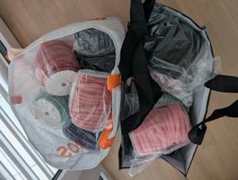 Grosses Konvolut Kordel 10mm XXL – diverse Farben