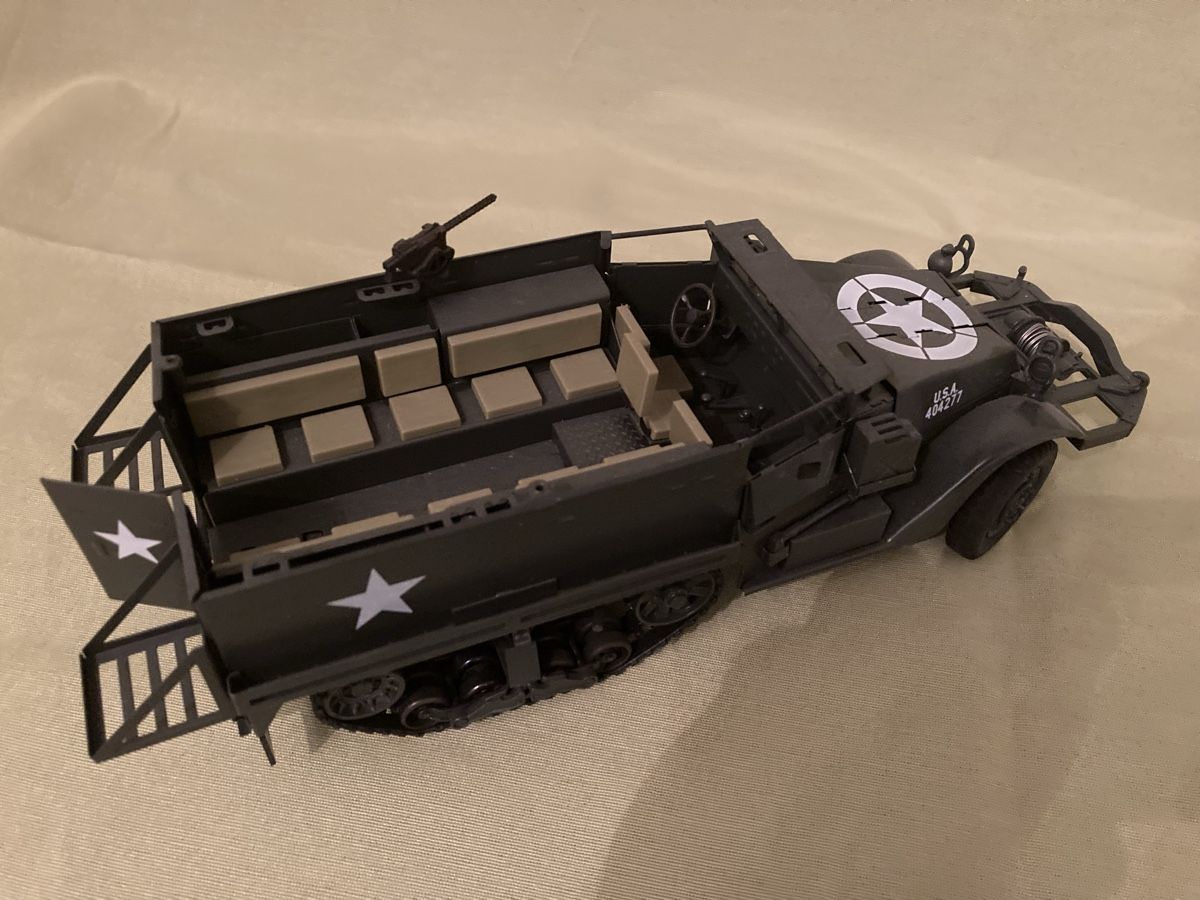 Kit di modellismo & Modellini statici: M3 Halftrack Gonio 1/24 US Army Halbkette Modell – Usato da Brugg AG venduto da Schlumpf1962 3