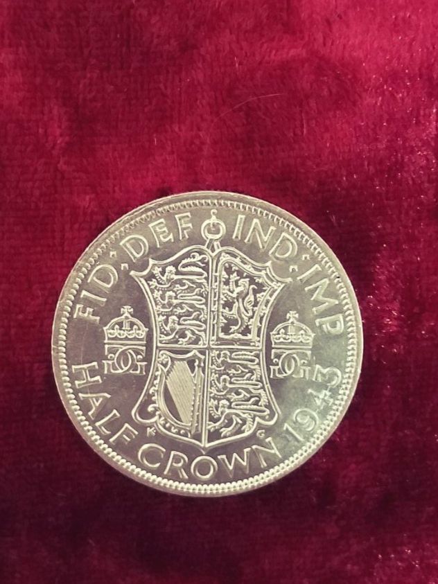 Tutti le monete: GB/UK  1/2 Crown 1943 – Usato da Gordola venduto da ale_5wbc 6